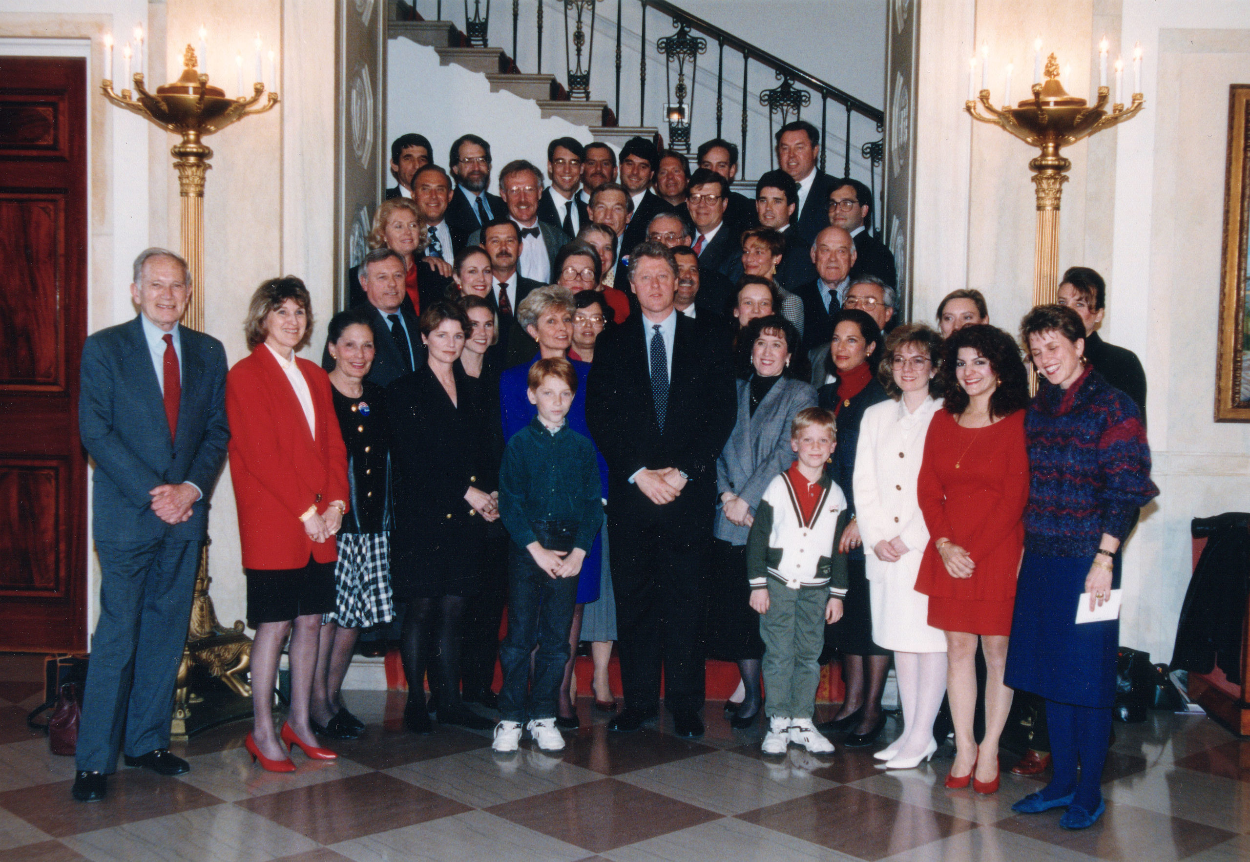 Clinton with Wine Institute Members in 1993